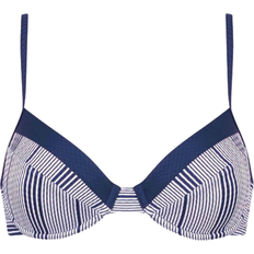 Triumph Summer Waves Underwire Bikini Bra - Blue Patterned