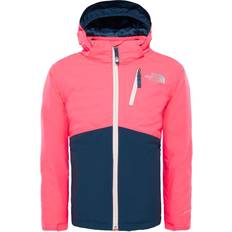 The North Face Jakker The North Face Face Snowquest Insulated Ski Jacket Kids - Rocket Red