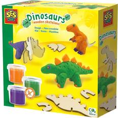 SES Creative Dough Dinosaurs Wooden Skeletons