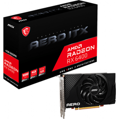 MSI AMD Radeon Grafikkarten MSI Radeon RX 6400 Aero ITX HDMI DP 4GB