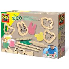 Tiere Knete SES Creative Eco Dough with Wooden Tools