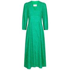 Dame Kjoler Neo Noir Olana Flower Burst Dress - Soft Green