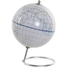 Weiß Globusse Dkd Home Decor Glob Metall Polypropen (PP) (14 x 20 cm) Globus