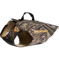 Hunting Dog Equipment Browning P000011690199 3 mm Hunting Neoprene Realtree Max 5 & Mustard Yellow Dog Vest with Handle