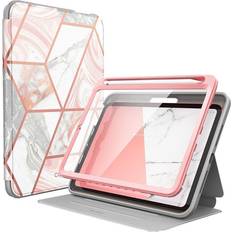 Computer Accessories i-Blason Cosmo TPU 8.3" Case for iPad mini 6, Marble Pink (iPad2021-8.3-Cosmo-SP-Marble) Rose Gold