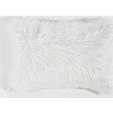 Lush Decor Mongolian Luca Pillow Case White (33.02x50.8cm)