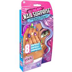 Spin Master Go Glam Nail Surprise Manicure Set with Surprise Feature Press On Nails & Polish Set