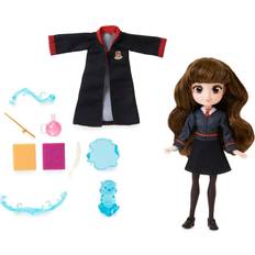 Dolls & Doll Houses Spin Master Wizarding World Harry Potter, 8-inch Hermione Granger Light-up Patronus Doll with 7 Doll Accessories and Hogwarts Robe, Kids Toys for Ages 5 and up