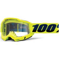 100% Accuri II Motocross Goggles, yellow, yellow, Size One Size Yellow One Size