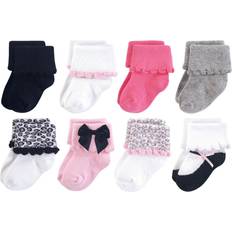 Luvable Friends Dressy Socks 8-pack - Pink and Gray (10728113)