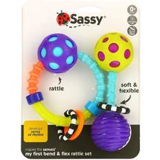 Sassy Rattles Sassy 2-Piece My First Bend & Flex Rattle Set Multi Multi