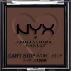 NYX Powders NYX Professional Makeup Can't Stop Won't Stop Mattifying Pressed Powder 10 Rich 0.21oz