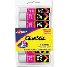 Avery Stick,Glue,0.26 oz.,Clear,PK18 White