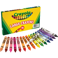 Crayola Large Crayons, 16 Colors/Box