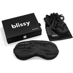 Blissy Pure Silk Sleep Mask Bedding Black