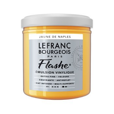 Lefranc & Bourgeois Flashe Vinyl Paint Naples Yellow Hue, 125 ml jar