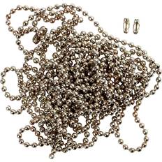 Creativ Company Bead Chain, D 1,5 mm, silver-plated, 3 m/ 1 roll