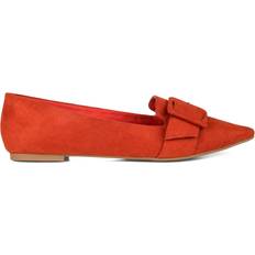 Orange Low Shoes Journee Collection Audrey - Rust