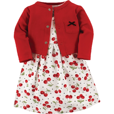 Hudson Dresses Children's Clothing Hudson Baby Dress and Cardigan - Cherries (10153808)