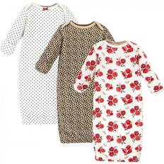 Leopard Nightwear Hudson Quilted Cotton Gowns 3-pack - Rose Leopard (10125788)