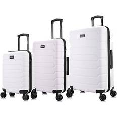Telescopic Handle Suitcase Sets InUSA Trend II Hardside Spinner Set of 3
