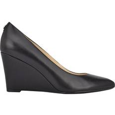 Wedge Heels & Pumps Nine West Cal 9x9 Dress - Black Leather