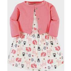 Party Dresses Children's Clothing Hudson Baby Cotton Dress & Cardigan Set - Forest (10152503)