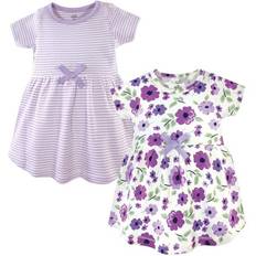 Touched By Nature Organic Cotton Dress 2-pack - Purple Garden (10161030)