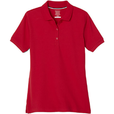 XXL Polo Shirts French Toast Girl's School Uniform Stretch Pique Polo Shirt - Red