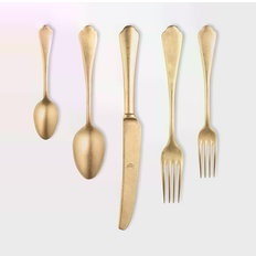 Cutlery Mepra Dolce Vita Pewter Oro Cutlery Set 5pcs