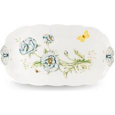 Porcelain Kitchen Accessories Lenox Butterfly Meadow® Sandwich Serving Tray