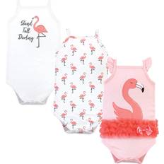 Little Treasures Cotton Bodysuits 3-pack - Flamingo (10170349)