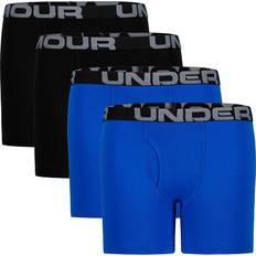 Underwear Under Armour Cotton Boxer Briefs 4-Pack - Ultra Blue/Black (1357920-907)