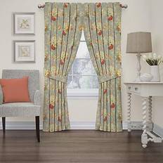 Bamboo Curtains & Accessories Waverly Sanctuary Rose52x84"