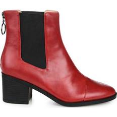 Red Chelsea Boots Journee Collection Nigella - Red