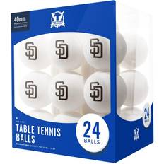 Table Tennis Victory Tailgate San Diego Padres 24-Count Logo Table Tennis Balls