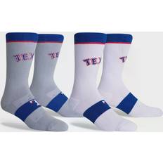 PKWY Texas Rangers Two-Pack Home & Away Uniform Crew Socks Sr