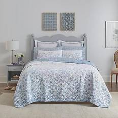 Quilts Laura Ashley Flora Quilts Blue (228.6x228.6cm)