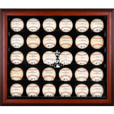 Fanatics Houston Astros 2017 MLB World Series Champions Mahogany Framed Logo 30-Ball Display Case