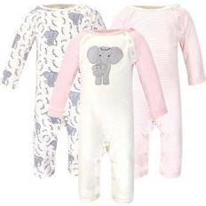 Touched By Nature Baby Girl's Coveralls - Girl Elephant