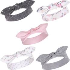 Hudson Baby Headbands 5-pack - Pink Floral (10158529)