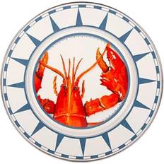 Dishes Golden Rabbit Lobster Dinner Plate 27.305cm 4pcs
