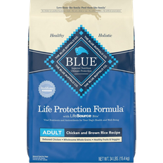 Blue Buffalo Dogs Pets Blue Buffalo Life Protection Formula Adult Dog Chicken and Brown Rice Recipe 15.4