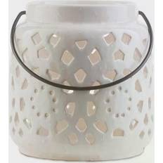 Small Ceramic Tealight Lantern Lantern 16.5cm