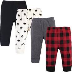 Touched By Nature Organic Cotton Pants 4-pack - Buffalo Plaid Moose (10162453)