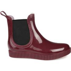 Red Chelsea Boots Journee Collection Drip - Red
