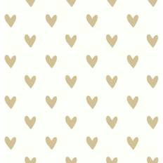 RoomMates RMK3525WP Heart Spot Peel & Stick Wallpaper