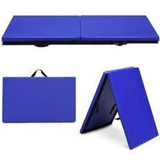 Costway Fitness Costway 6 x24 X1.5 Gymnastics Mat Thick Two Folding Panel Exercise in