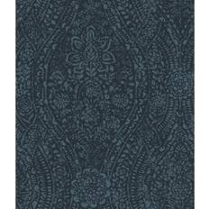 Wallpaper RoomMates Ornate Ogee Navy Peel and Stick Wallpaper