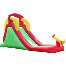 Water Slide Costway Water Slide Bounce House with Climbing Wall & Jumper